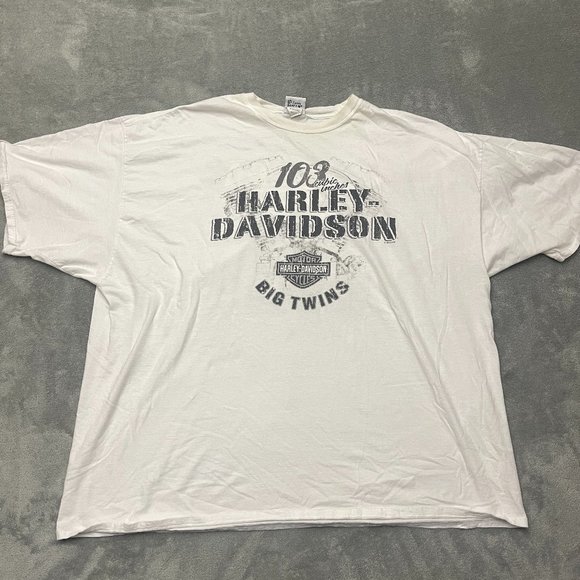 Harley Davidson Tshirt Belmont Ohio Big Twins Valley Harley Davidson 4XL - Picture 1 of 11